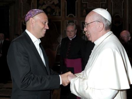 Papa Francisco y Rabino Bergman